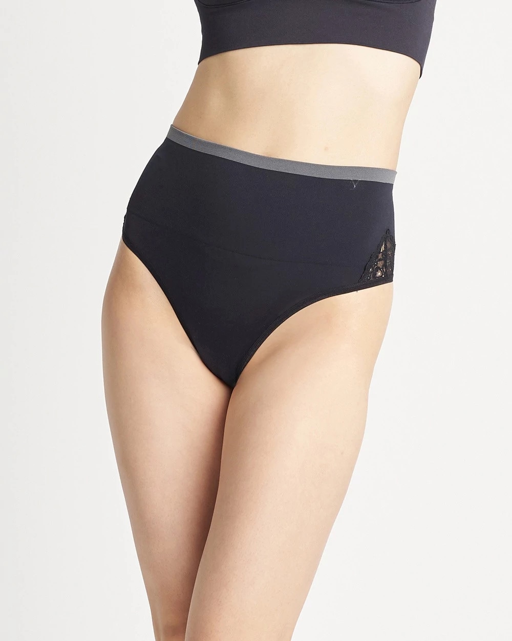 Seamless Lace Thong