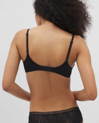 Soma Unlined Balconette Bra with Stretch Lace click to view larger image.