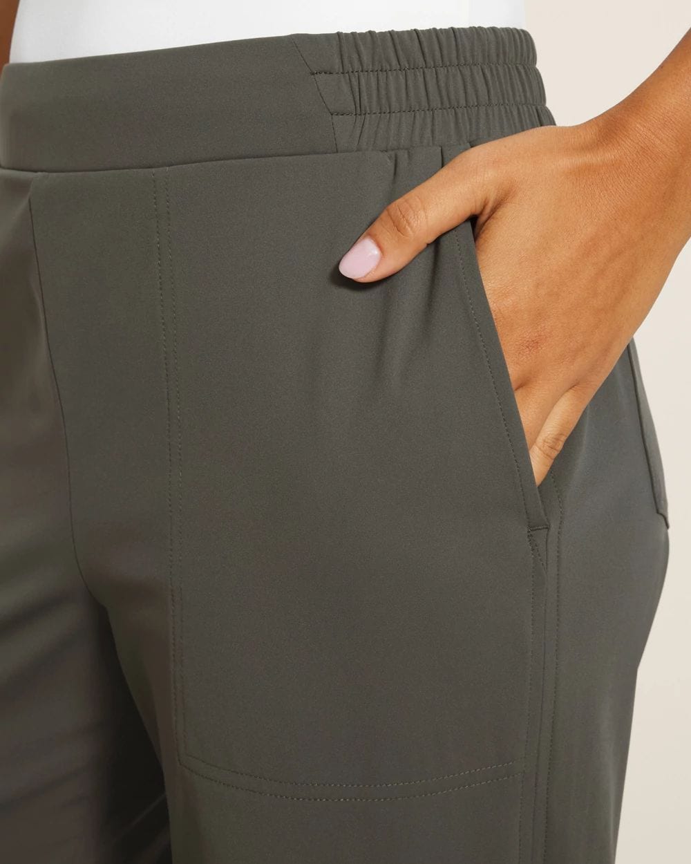 Tech Knit Wide-Leg Pants