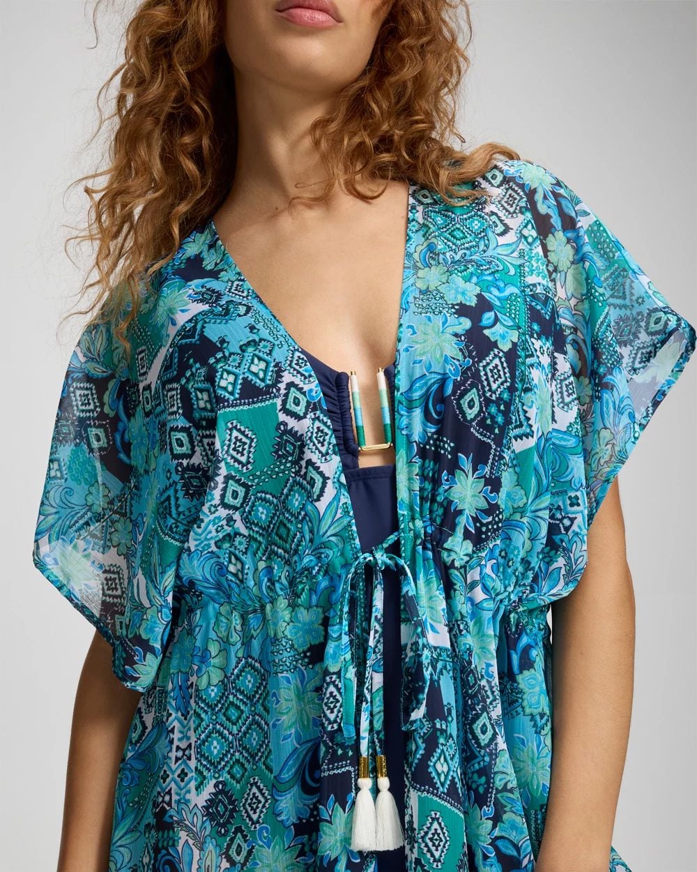 Beyond Control Gold Standard Long Swim Cover Up Dress