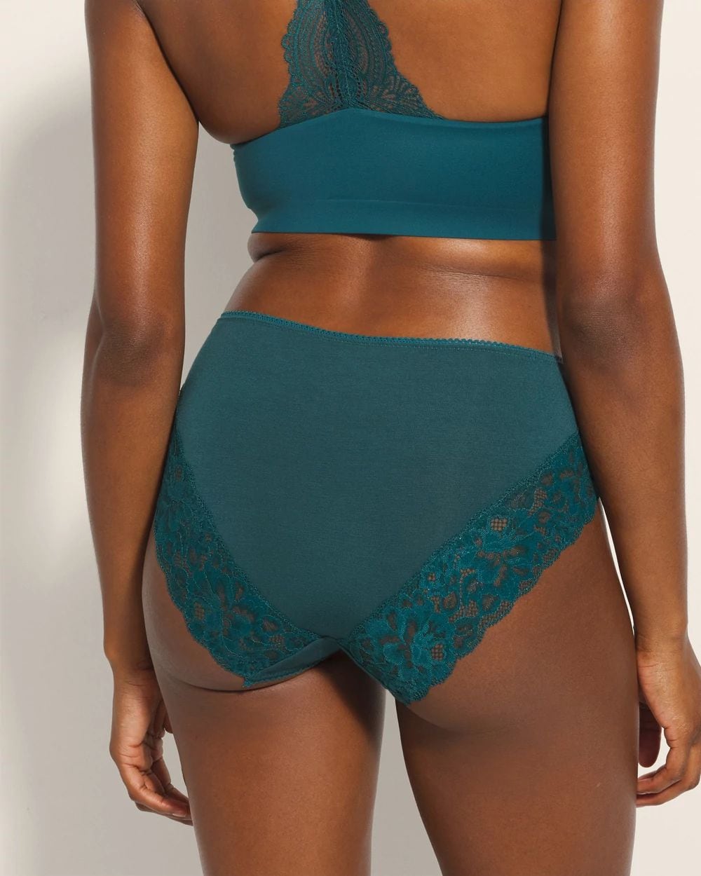 Embraceable High-Leg Panty with Signature Lace