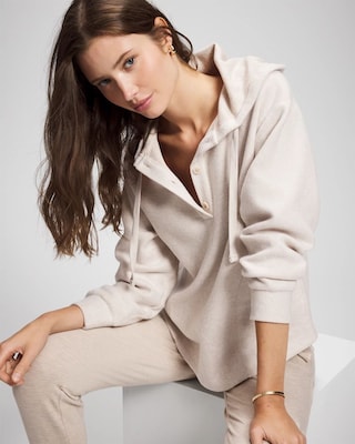 Cloud Fleece Oversized Hooded Sweater click to view larger image.