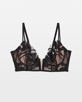 Soma’s Sexiest Applique Longline Bra click to view larger image.