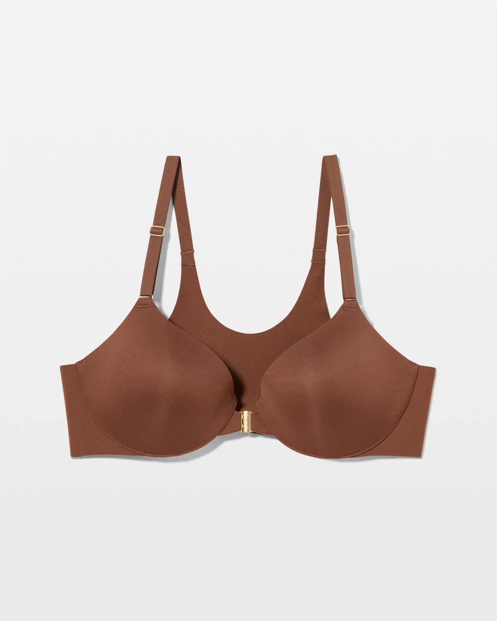 Lightly Lined Perfect Coverage Front-Close Bra click to view larger image.