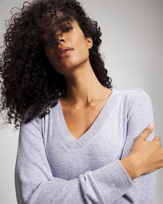 Long Sleeve Midi Sleepshirt click to view larger image.