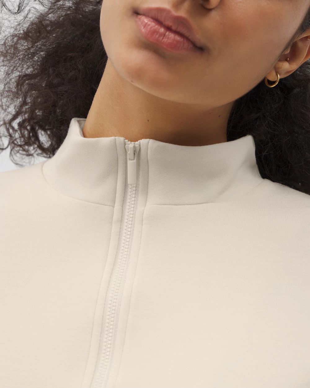 Luxe Modal Quarter Zip Top