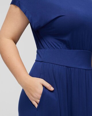Classic Crewneck Midi Bra Dress