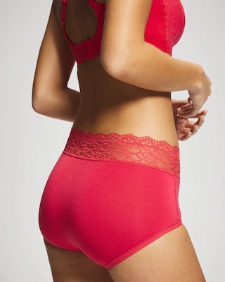 Brief Panty with Enchanting Lace click to view larger image.