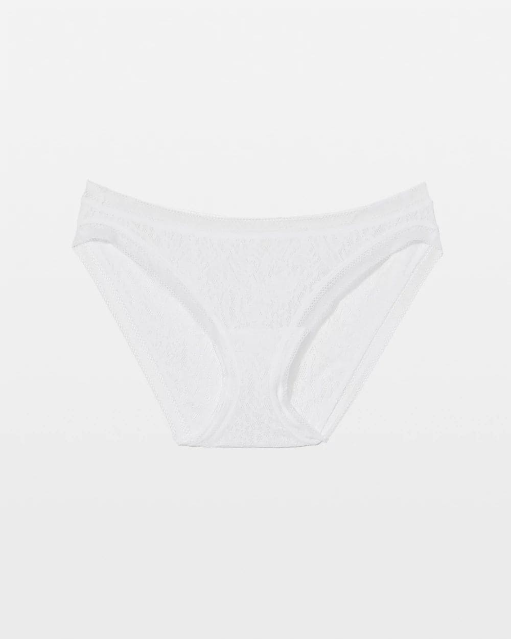 Soma Bikini Panty with Stretch Lace click to view larger image.