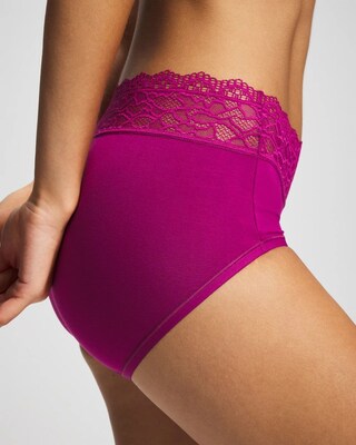 Brief Panty with Enchanting Lace click to view larger image.