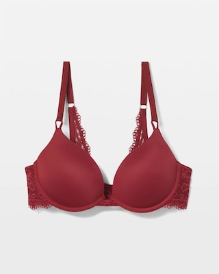 Push-Up Plunge Bra with Lace click to view larger image.
