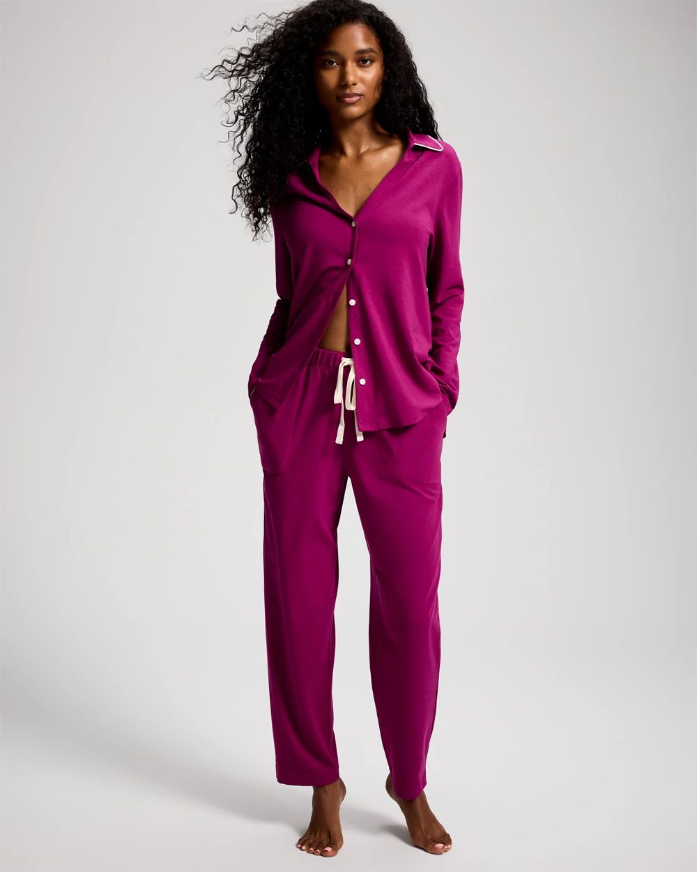 Embraceable Ankle-Length Pajama Pants