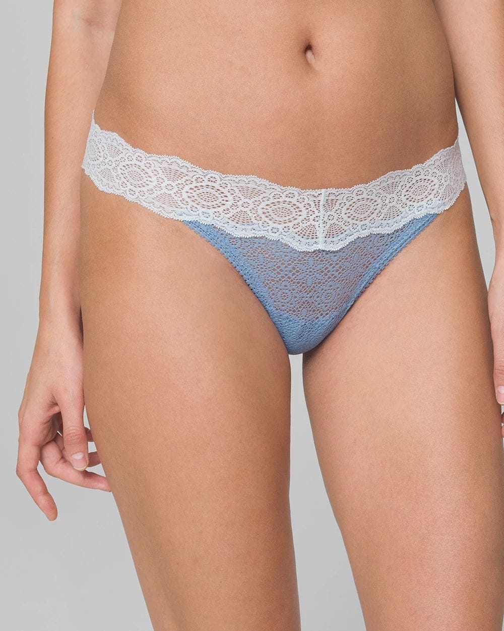 Allover Geo Lace Thong 3 Pack