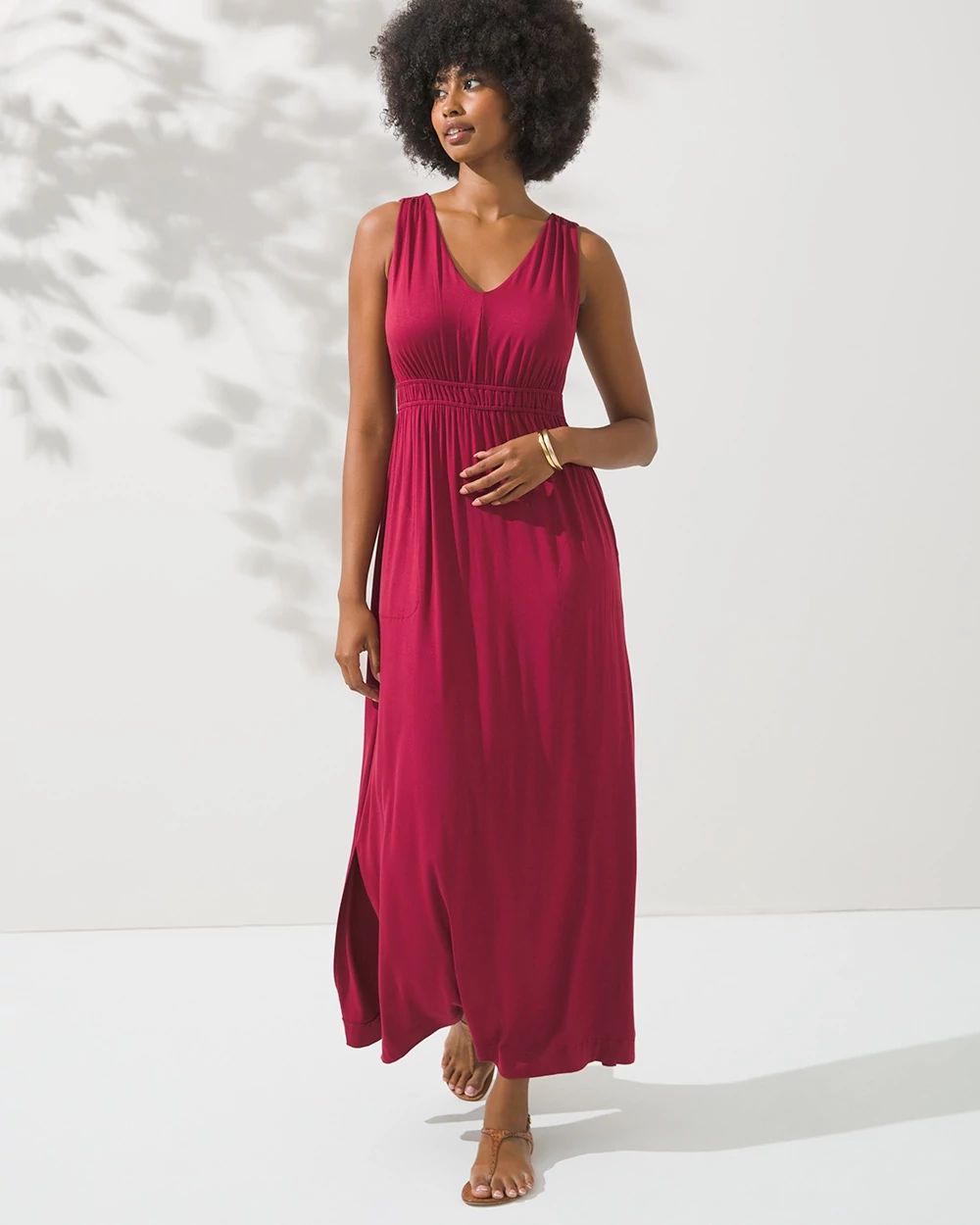 Tie-Back Maxi Bra Dress