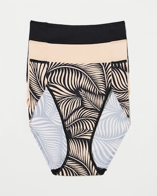 Tummy High-Leg Brief Panty 3 Pack
