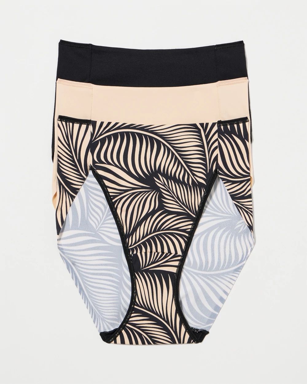 Tummy High-Leg Brief Panty 3 Pack
