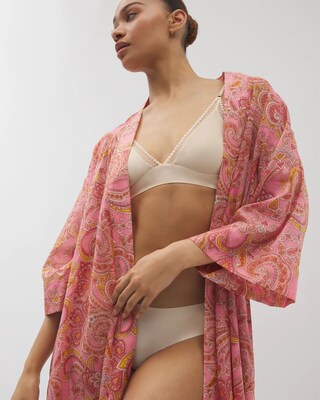 Cotton Voile Midi Robe click to view larger image.
