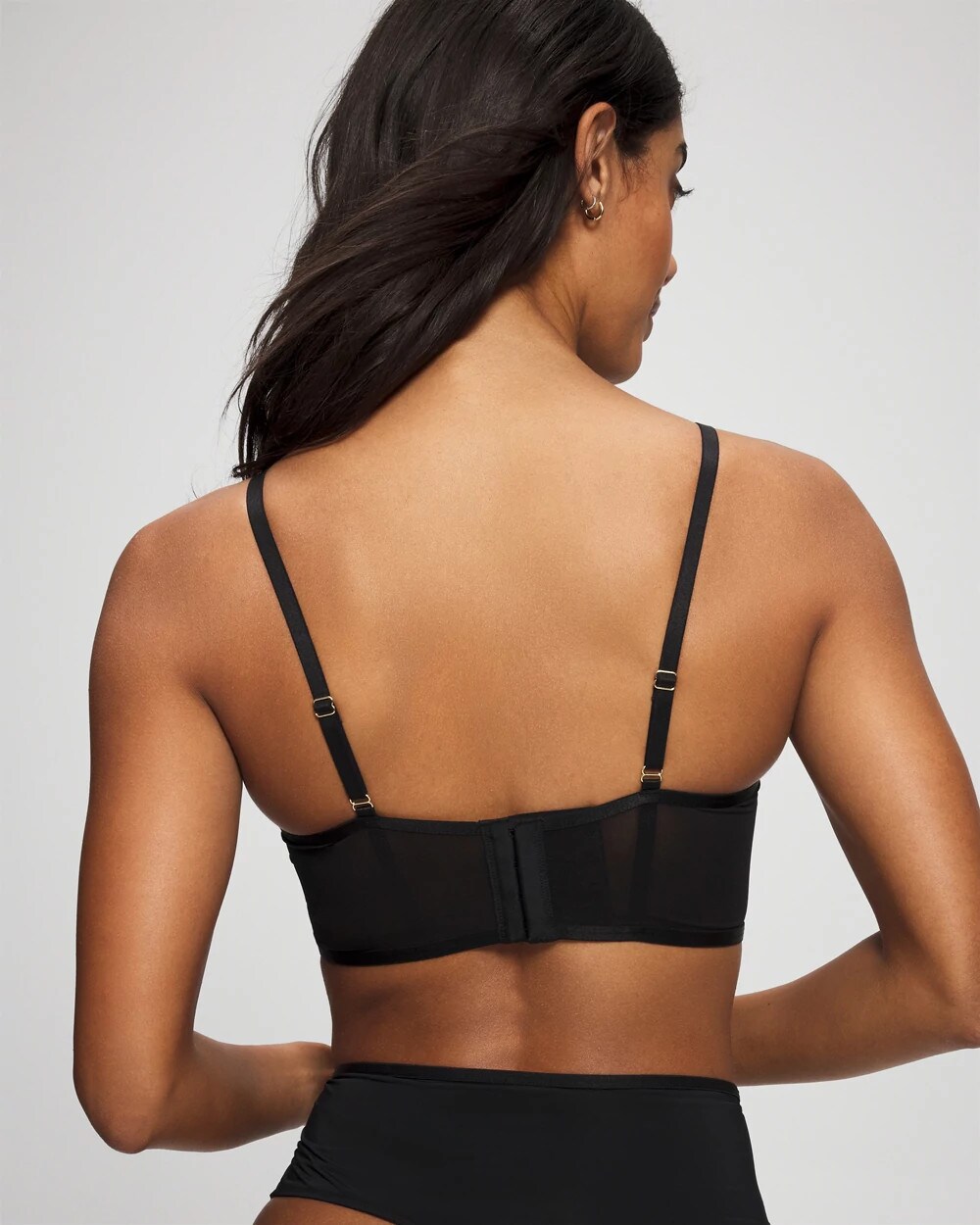 Tattoo Lace Embroidered High Neck Bralette