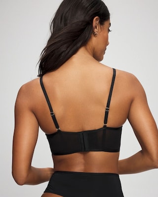 Tattoo Lace Embroidered High Neck Bralette click to view larger image.