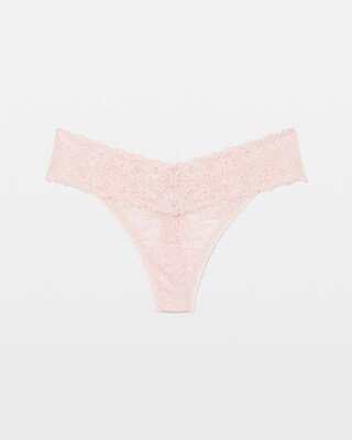 Perfect Lace Thong Panty click to view larger image.
