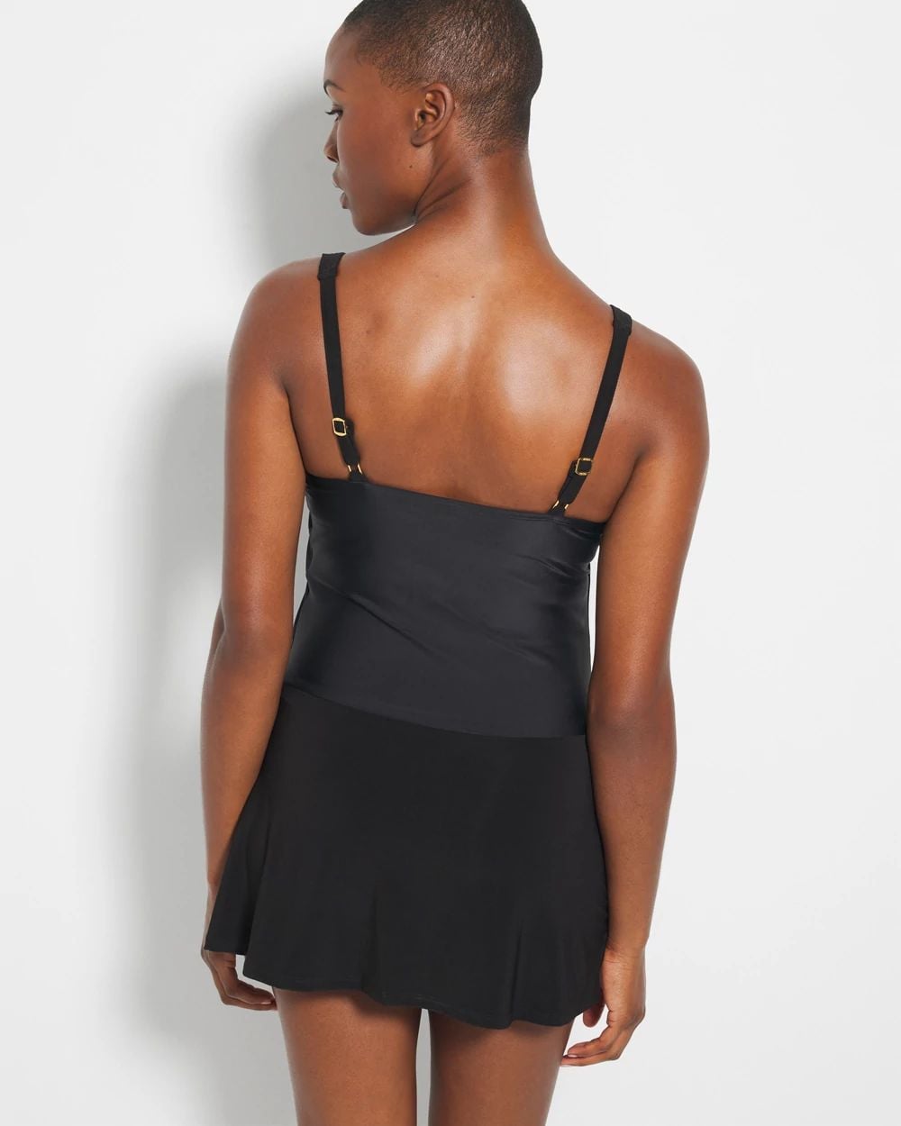 Beyond Control Color Block Swim Dress