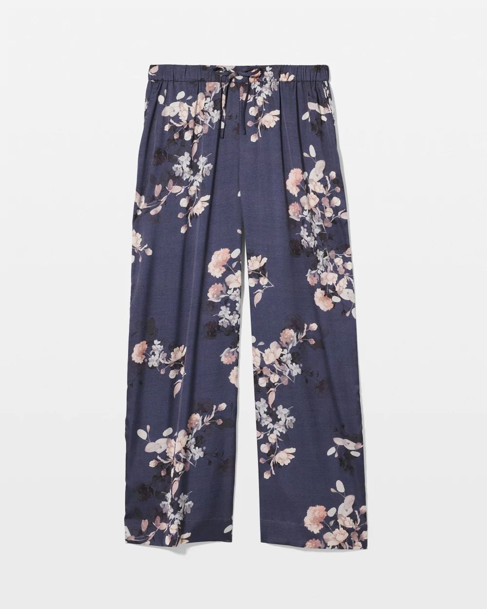 Satin Piped Pajama Pant