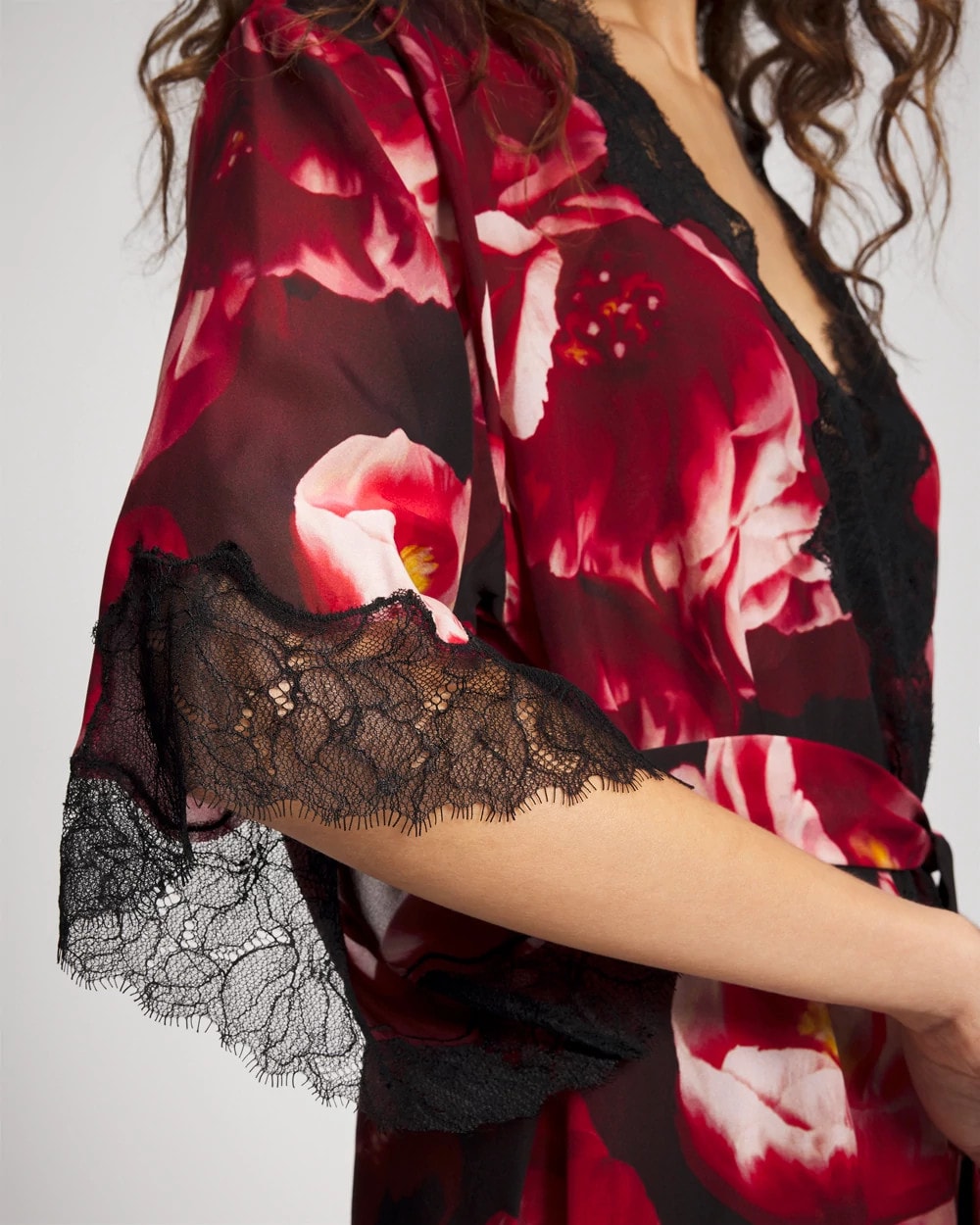 Silk Chiffon Robe