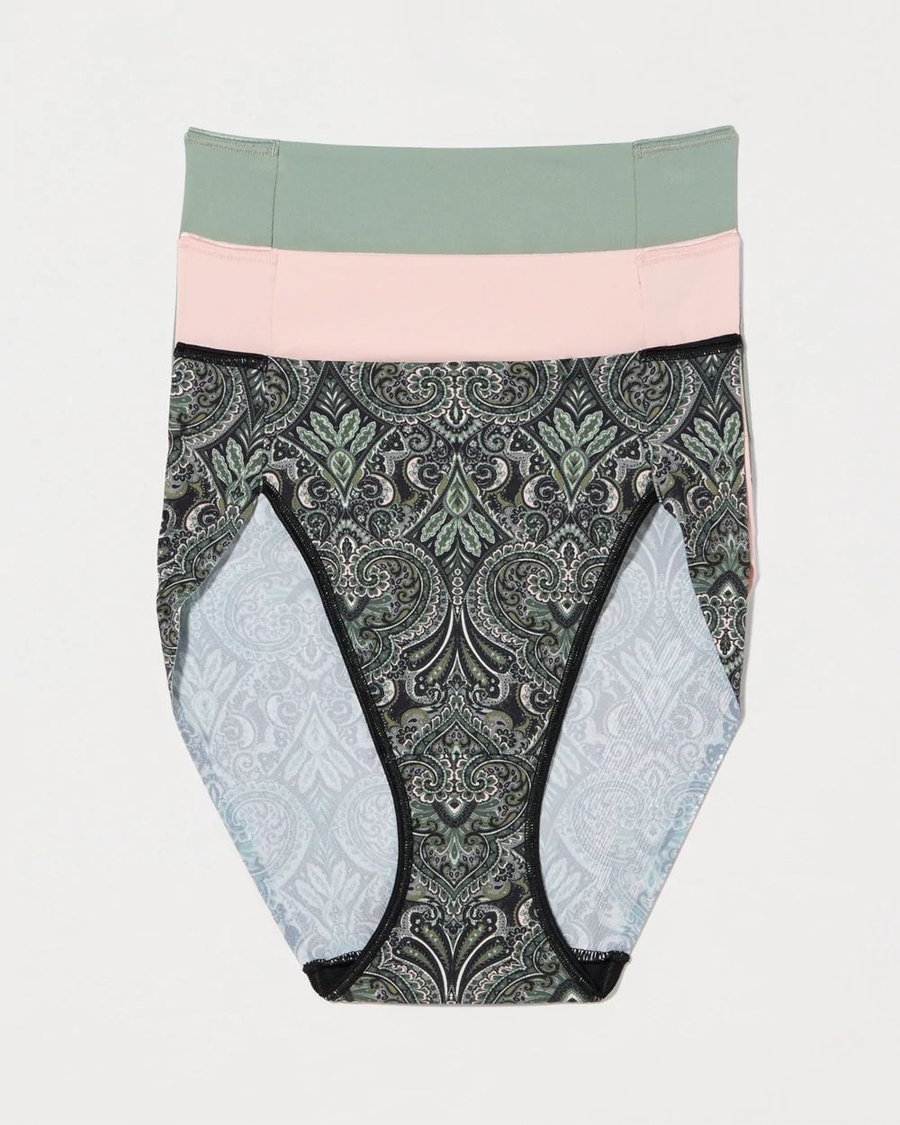 Tummy High-Leg Brief Panty 3 Pack