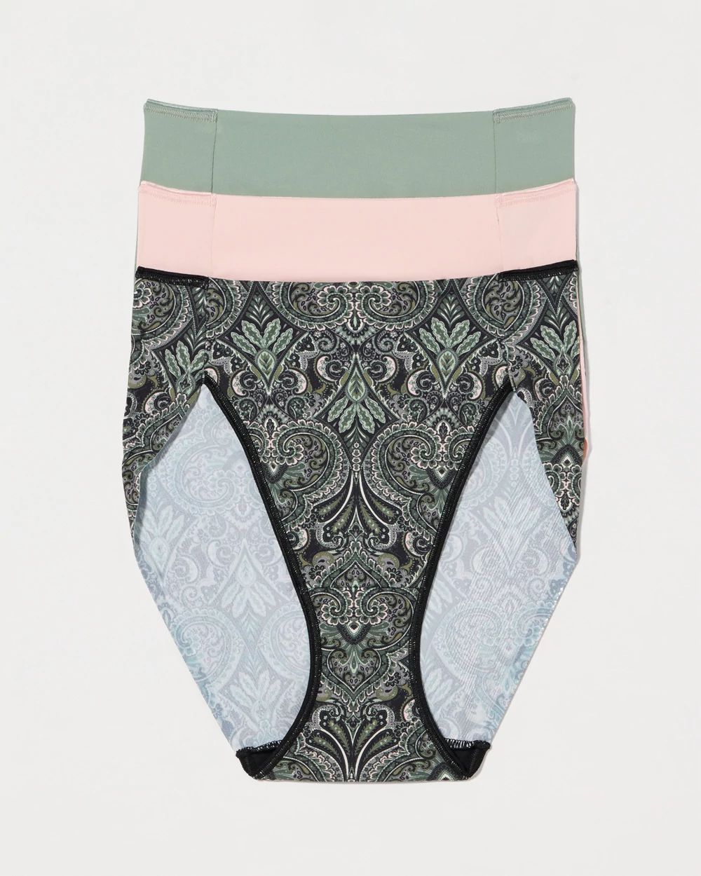 Tummy High-Leg Brief Panty 3 Pack