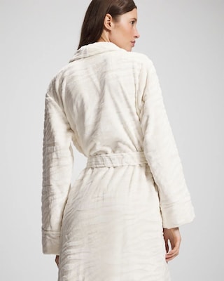 Textured Plush Long Robe click to view larger image.