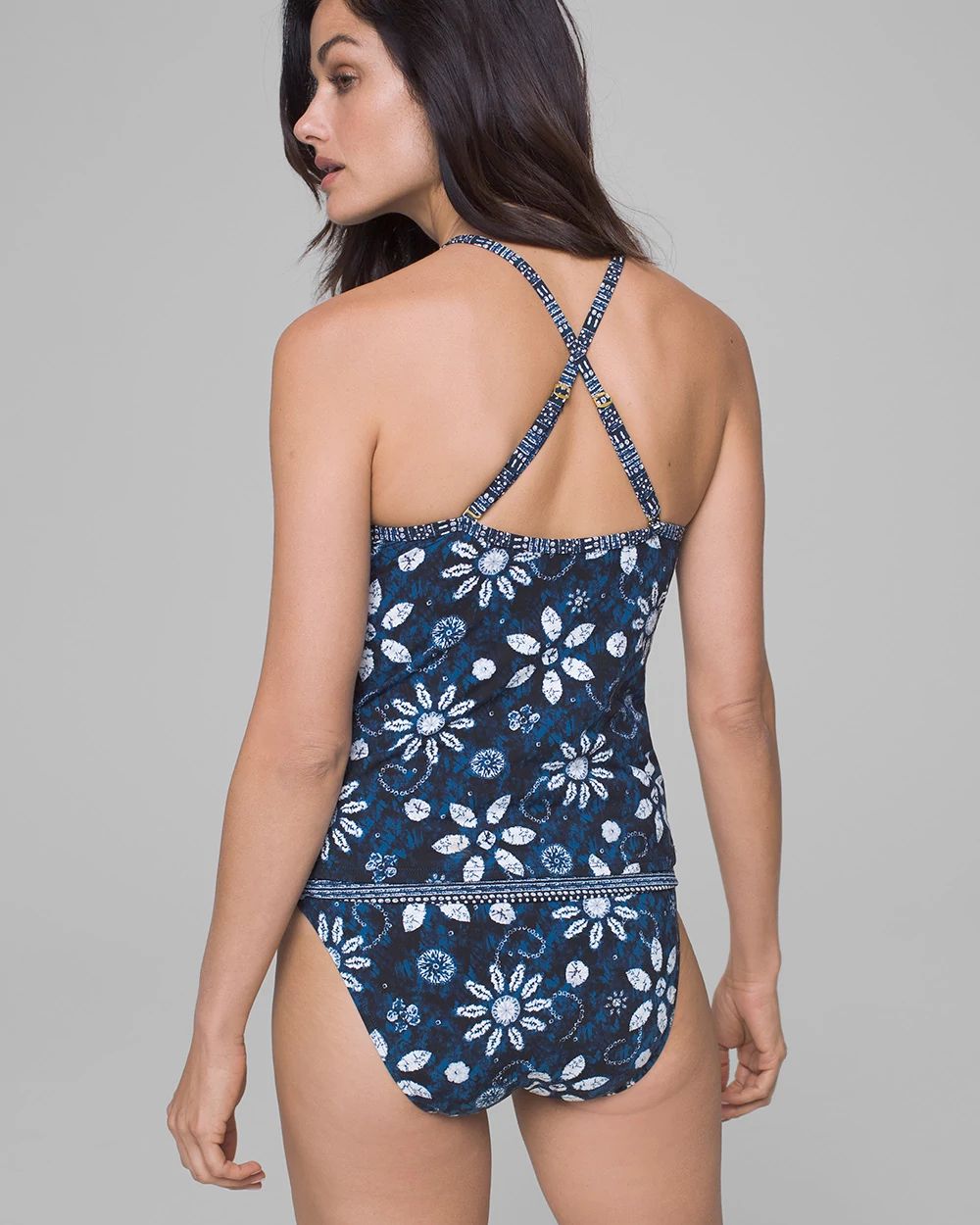 Beattie Take A Dip High Neck Tankini Swim Top