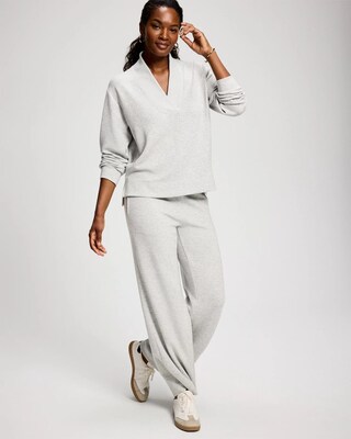 Modern Modal Relaxed V-Neck Top click to view larger image.