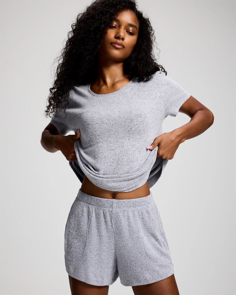 CozyLuxe Relaxed Pajama Shorts