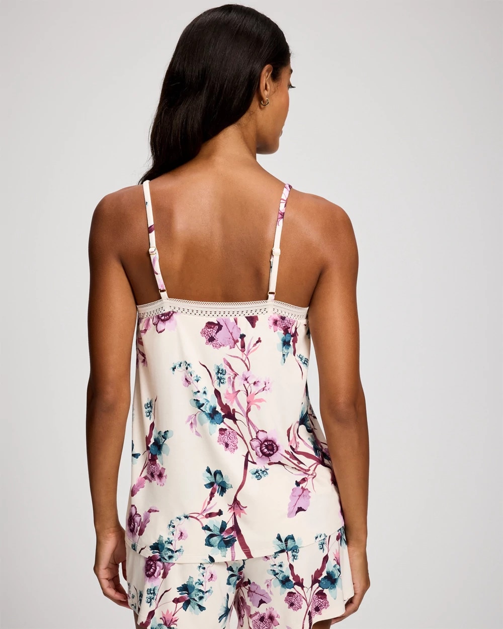Cool Nights Lace Trim Soft Support Pajama Cami