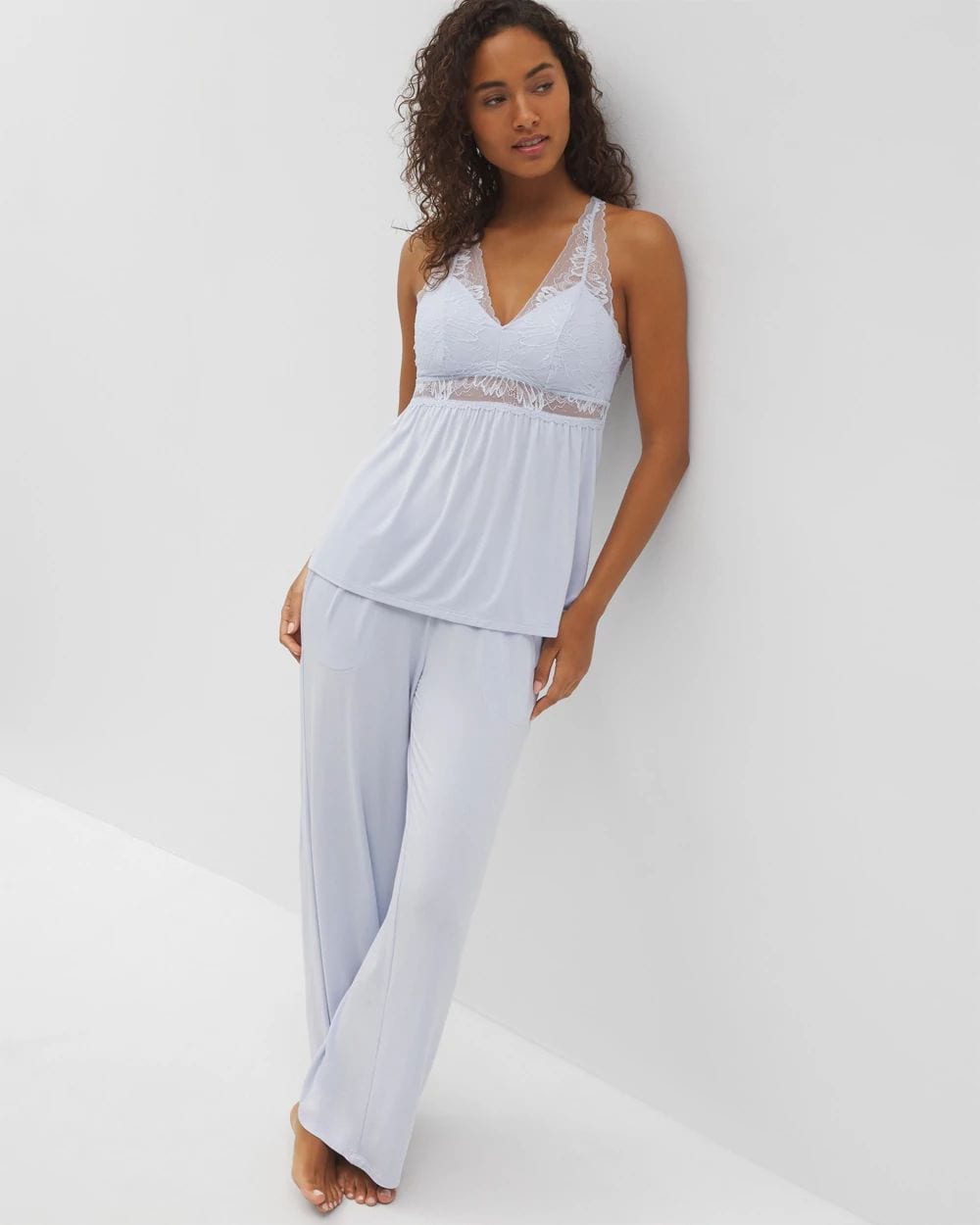 Cool Nights Soft Support Lace Pajama Cami