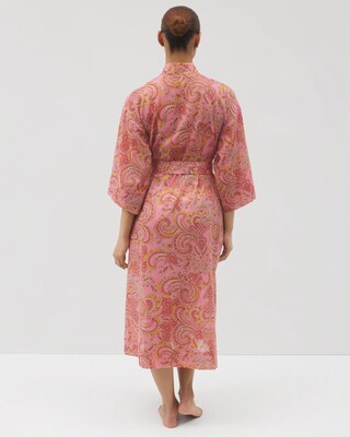 Cotton Voile Midi Robe click to view larger image.