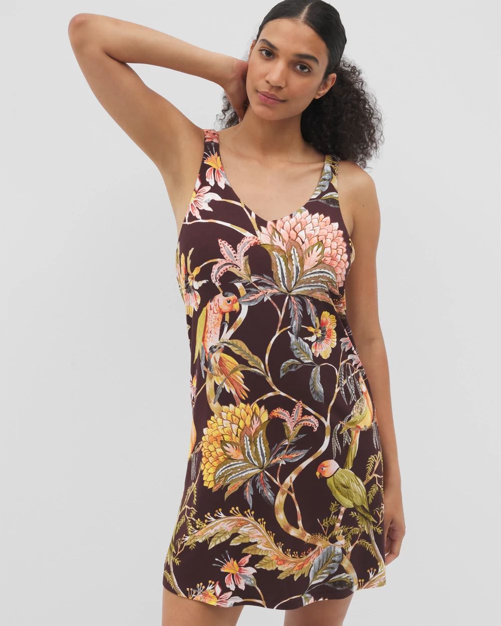 Shirred Strap Chemise