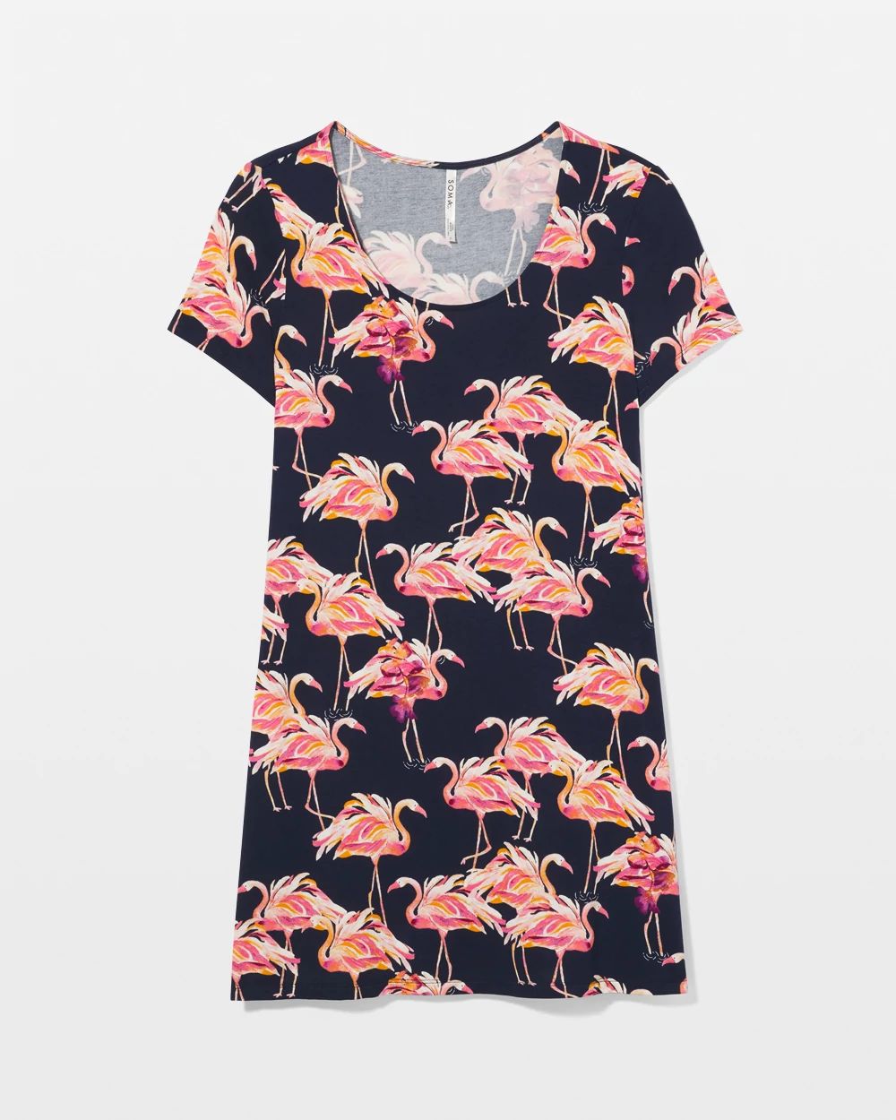 Cool Nights Short Sleeve Scoop Neck Sleepshirt