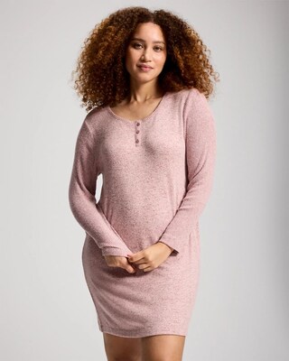 Relaxed Long-Sleeve Sleepshirt