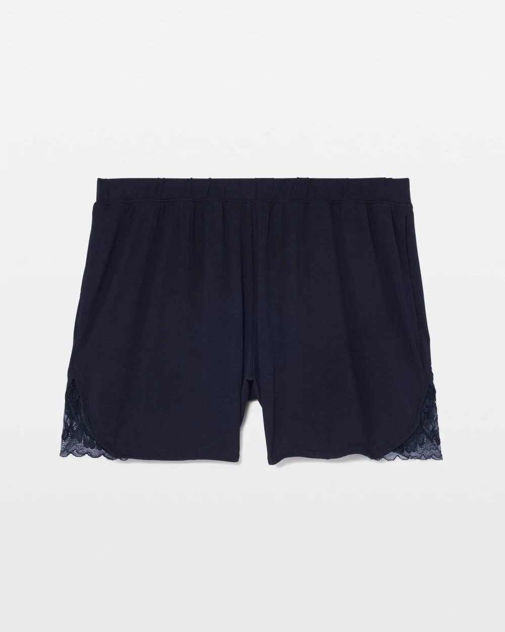 Cool Nights Lace Trim Pajama Shorts