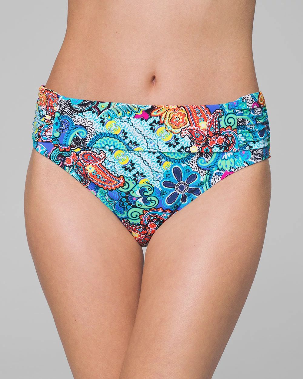 Beattie Let Loose Sarong Hipster Bikini Swim Bottom