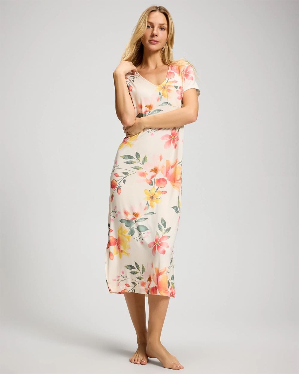 Short Sleeve Long Sleepshirt