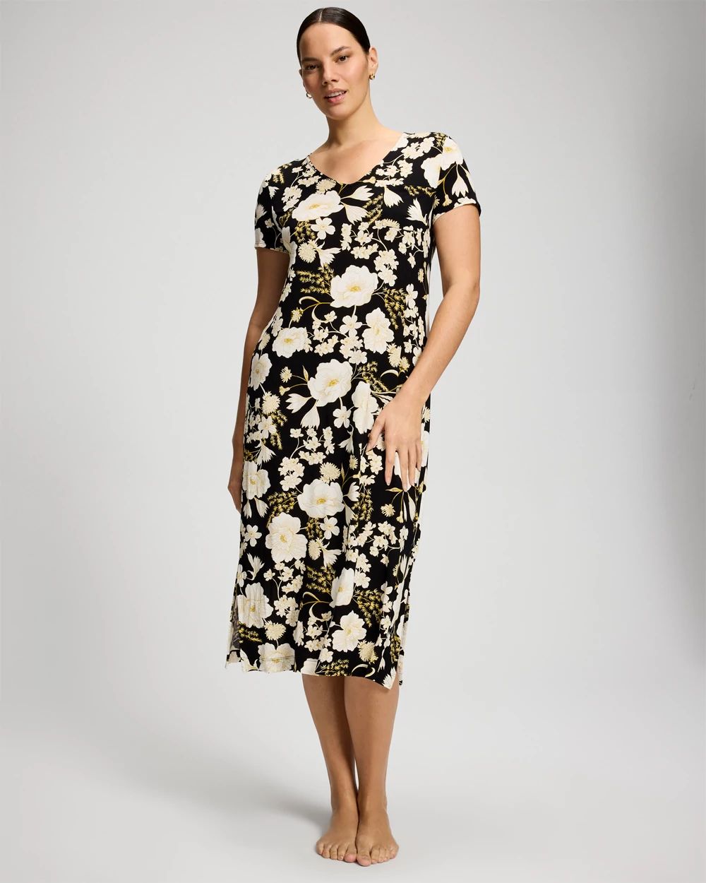 Cool Nights Short Sleeve Long Sleepshirt