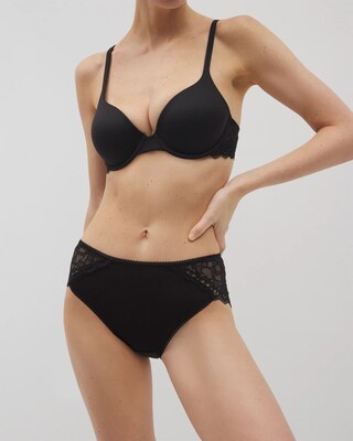 High-Leg Panty with Enchanting Lace