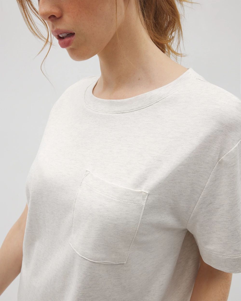 Most Loved Cotton Short-Sleeve Pocket Pajama Tee