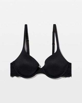 Embraceable Demi Bra with Lace Trim click to view larger image.