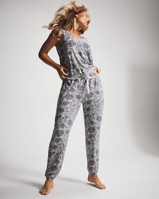 Banded Ankle Pajama Pant click to view larger image.