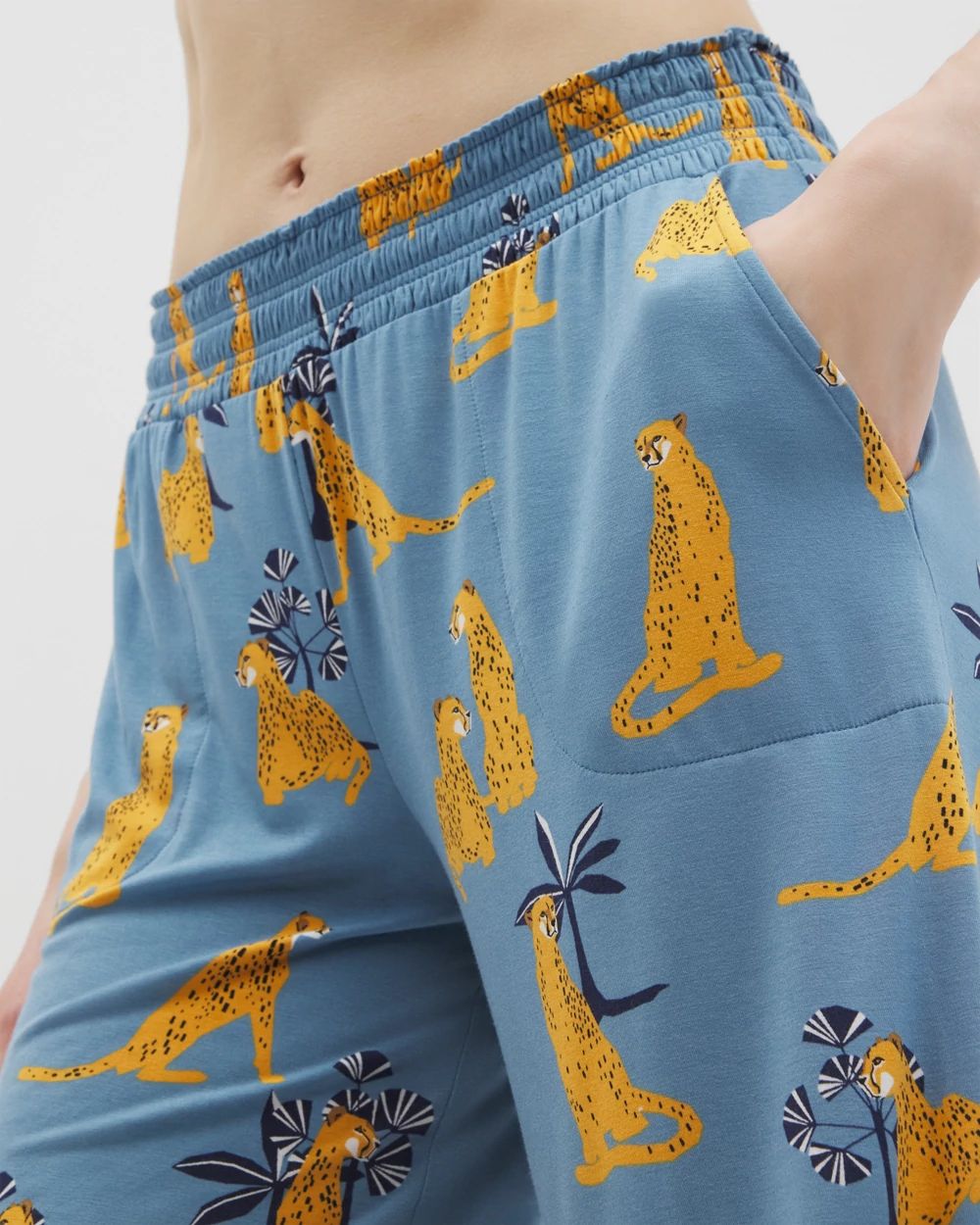 Cool Nights Cropped Pajama Pants