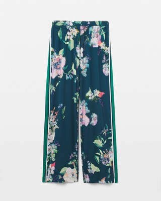 Wide-Leg Ankle Pajama Pants