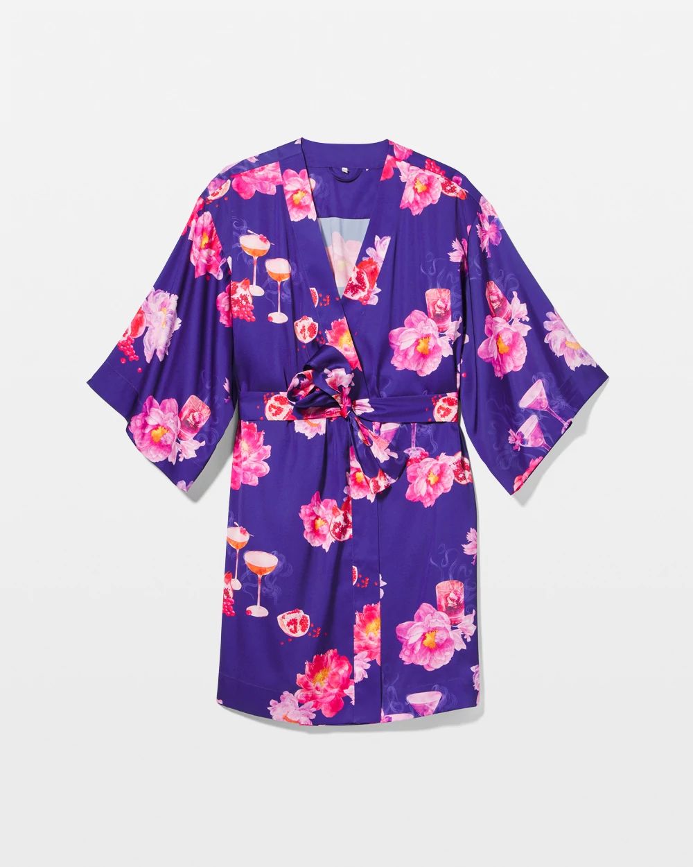 Satin Kimono Robe